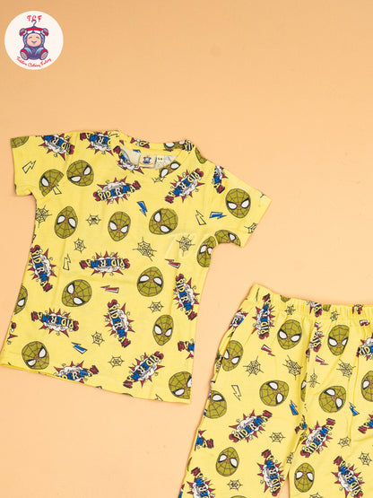Yellow Spider Man  - Unisex Co-ords Sets
