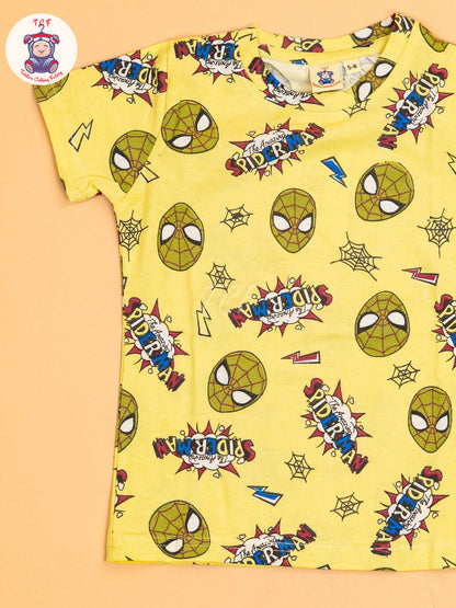 Yellow Spider Man  - Unisex Co-ords Sets