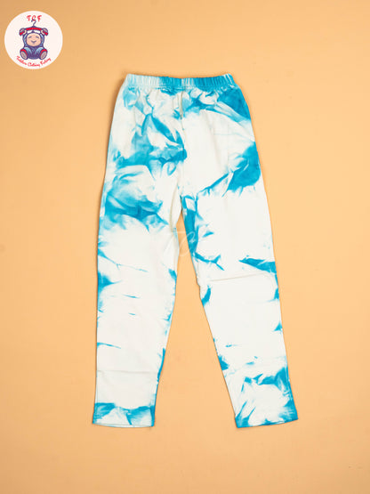 White & Sky Blue  - Unisex Co-ords Sets
