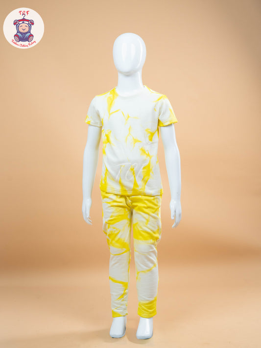 White & Yellow  - Unisex Co-ords Sets
