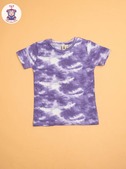 White & Violet  - Unisex Co-ords Sets