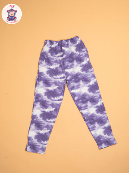 White & Violet  - Unisex Co-ords Sets