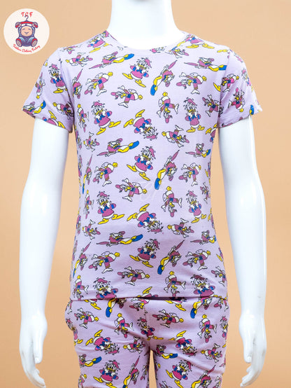 Lavender Micky Mouse  - Unisex Co-ords Sets