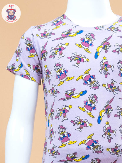 Lavender Micky Mouse  - Unisex Co-ords Sets