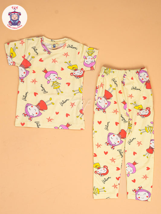 Yellow Unicorn  - Unisex Co-ords Sets