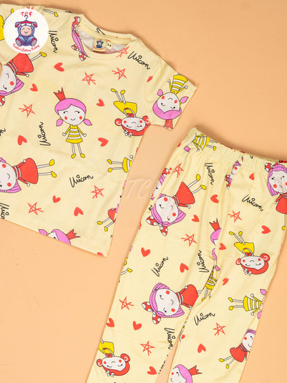 Yellow Unicorn  - Unisex Co-ords Sets