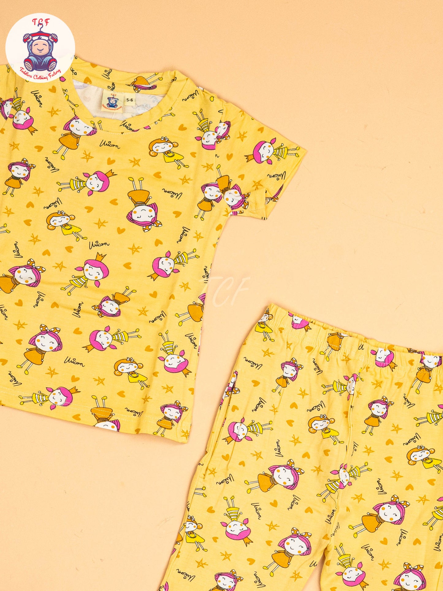 Yellow Unicorn  - Unisex Co-ords Sets