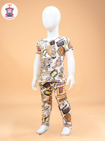 White - Unisex Co-ords Sets