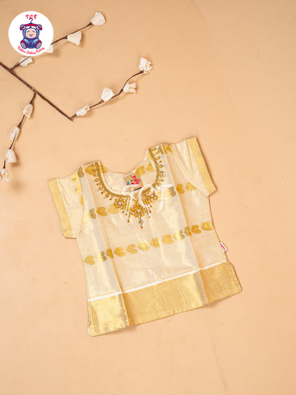 Kerala Cotton - Girls Readymade Pavadai Sattai