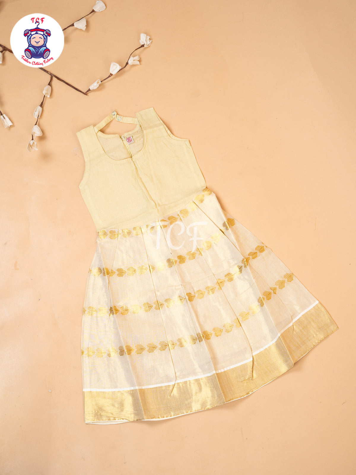 Kerala Cotton - Girls Readymade Pavadai Sattai