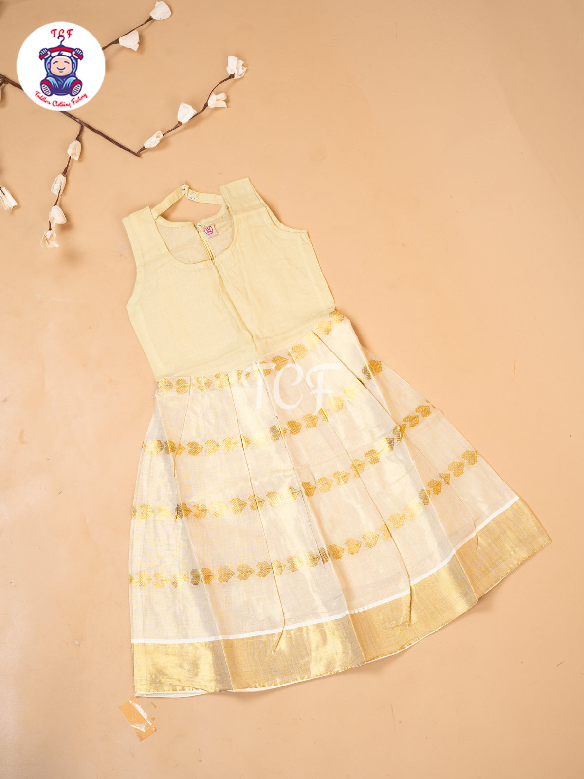 Kerala Cotton - Girls Readymade Pavadai Sattai