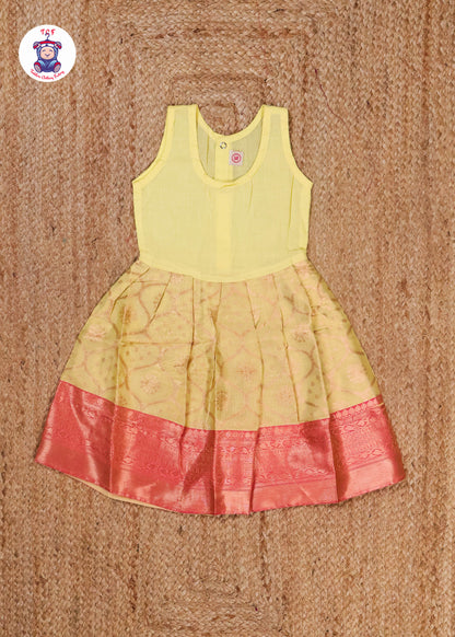Pink & Sandal - Pavadai Sattai