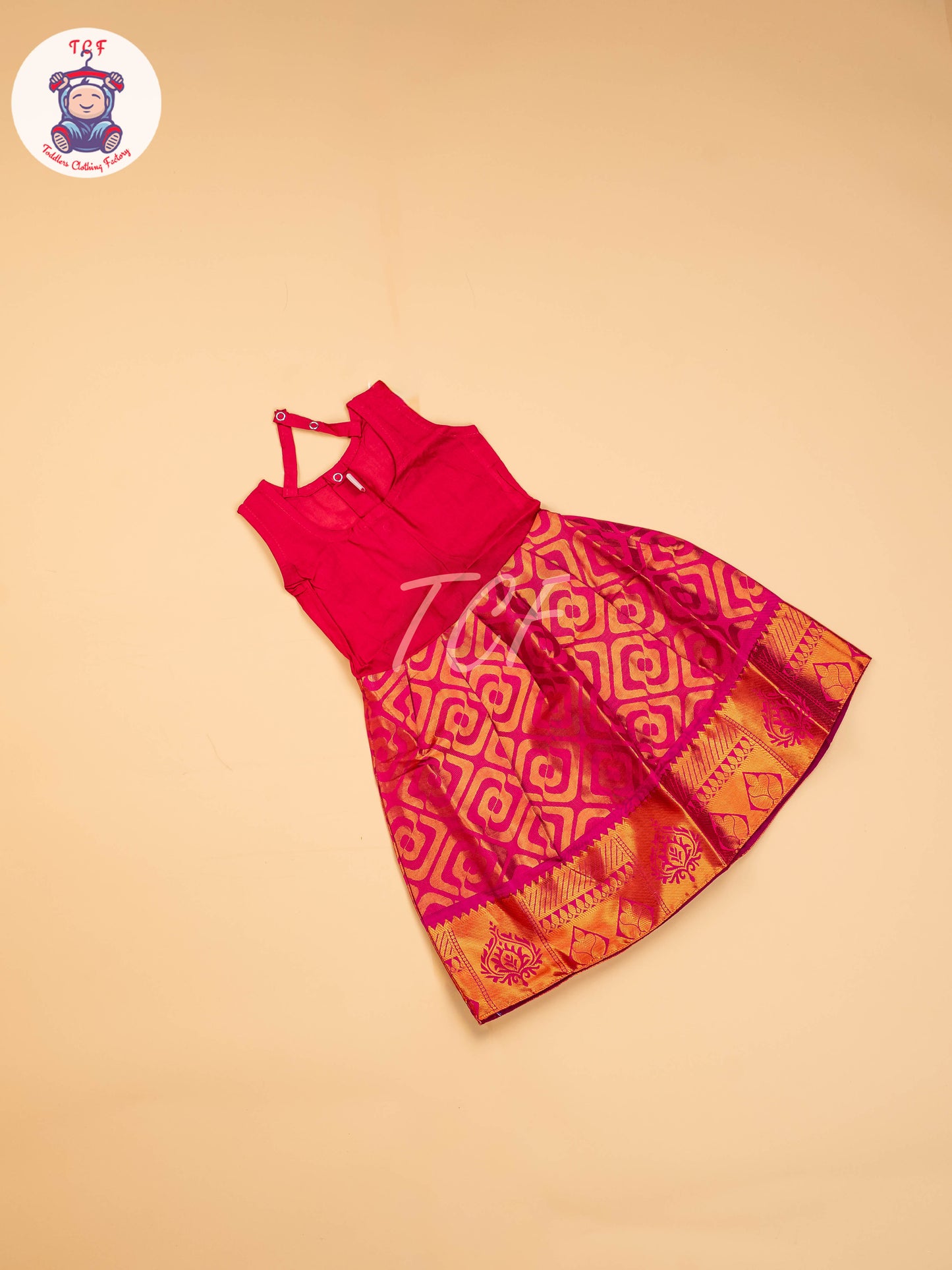 Royal Blue - Girls Readymade Pavadai Sattai