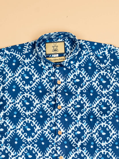 Indingo - Boys Readymade Cotton Printed Shirts