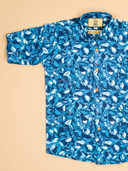 Indingo - Boys Readymade Cotton Printed Shirts