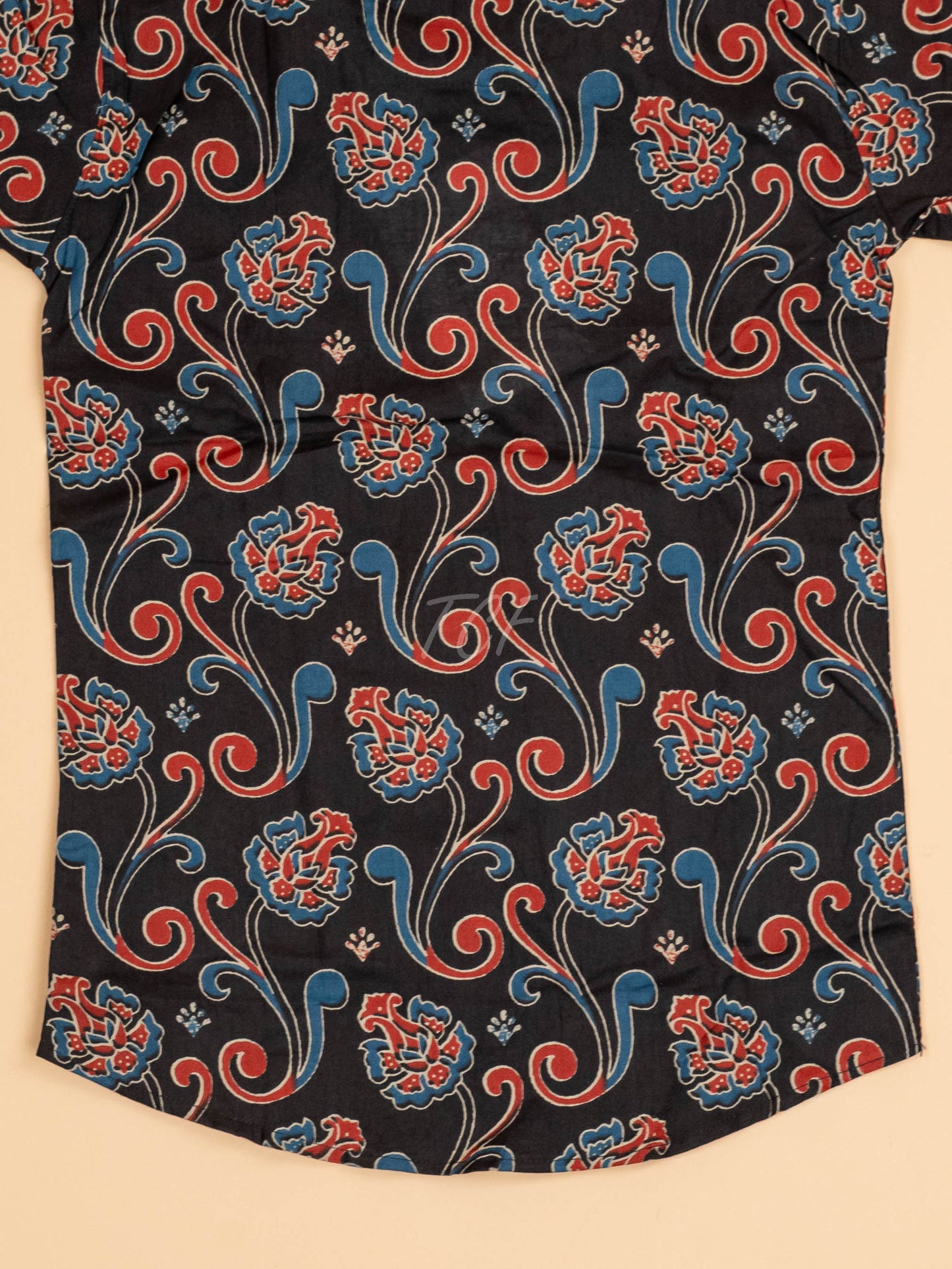 Black & Maroon - Boys Readymade Cotton Printed Shirts