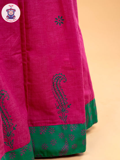 Green & Pink - Pavadai Sattai
