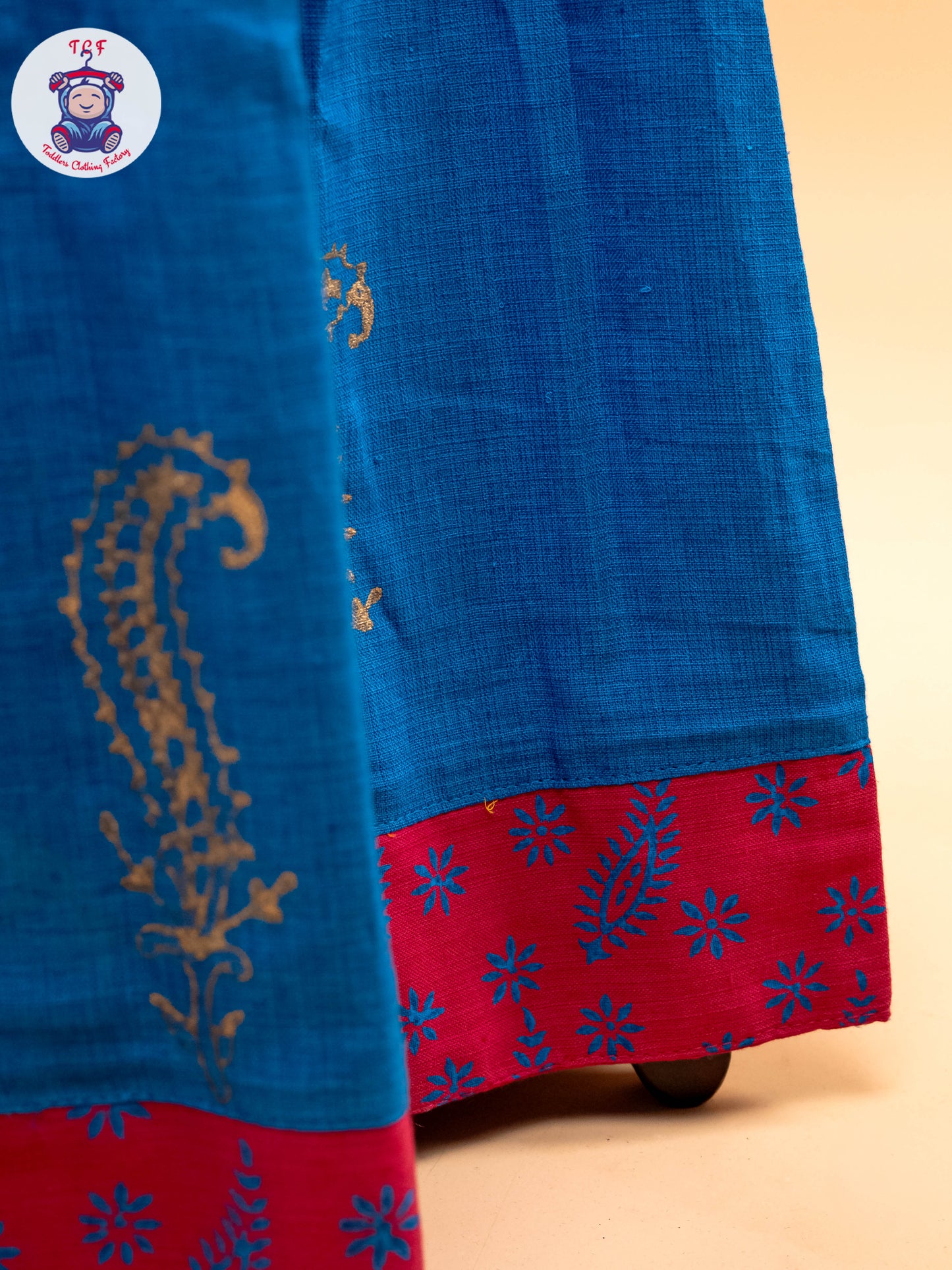 Pink & Sky Blue - Pavadai Sattai