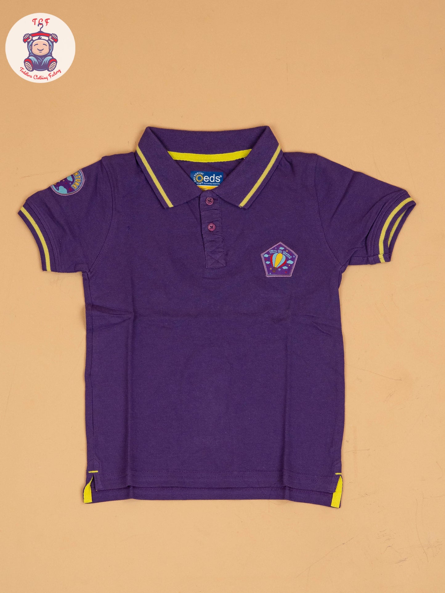 Boys Polo T-shirt Purple