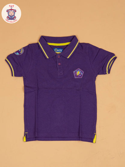 Boys Polo T-shirt Purple