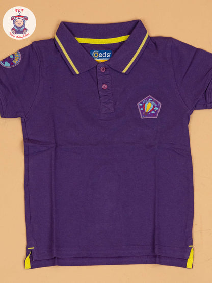 Boys Polo T-shirt Purple