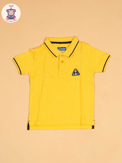 Boys Polo T-shirt Yellow