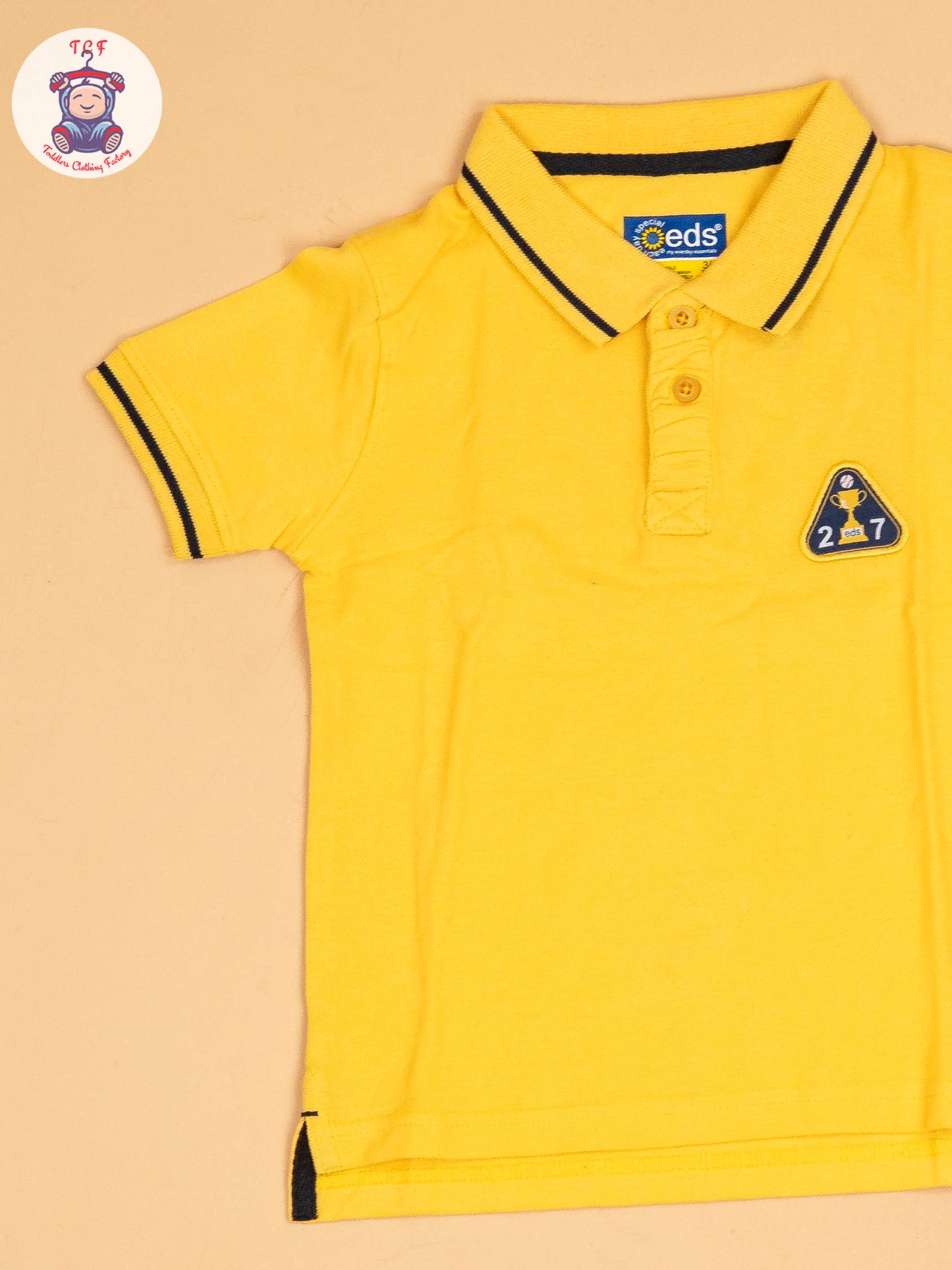Boys Polo T-shirt Yellow