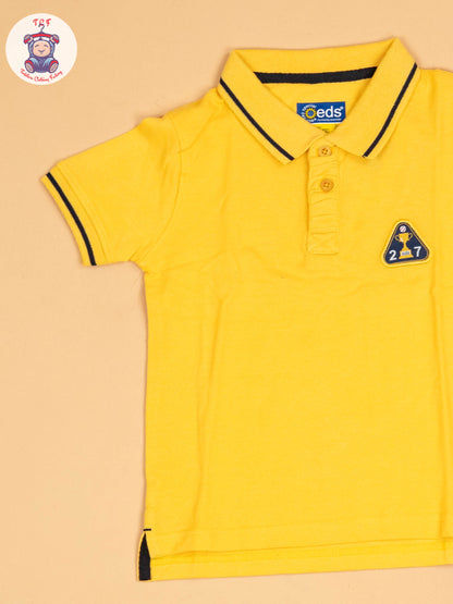 Boys Polo T-shirt Yellow