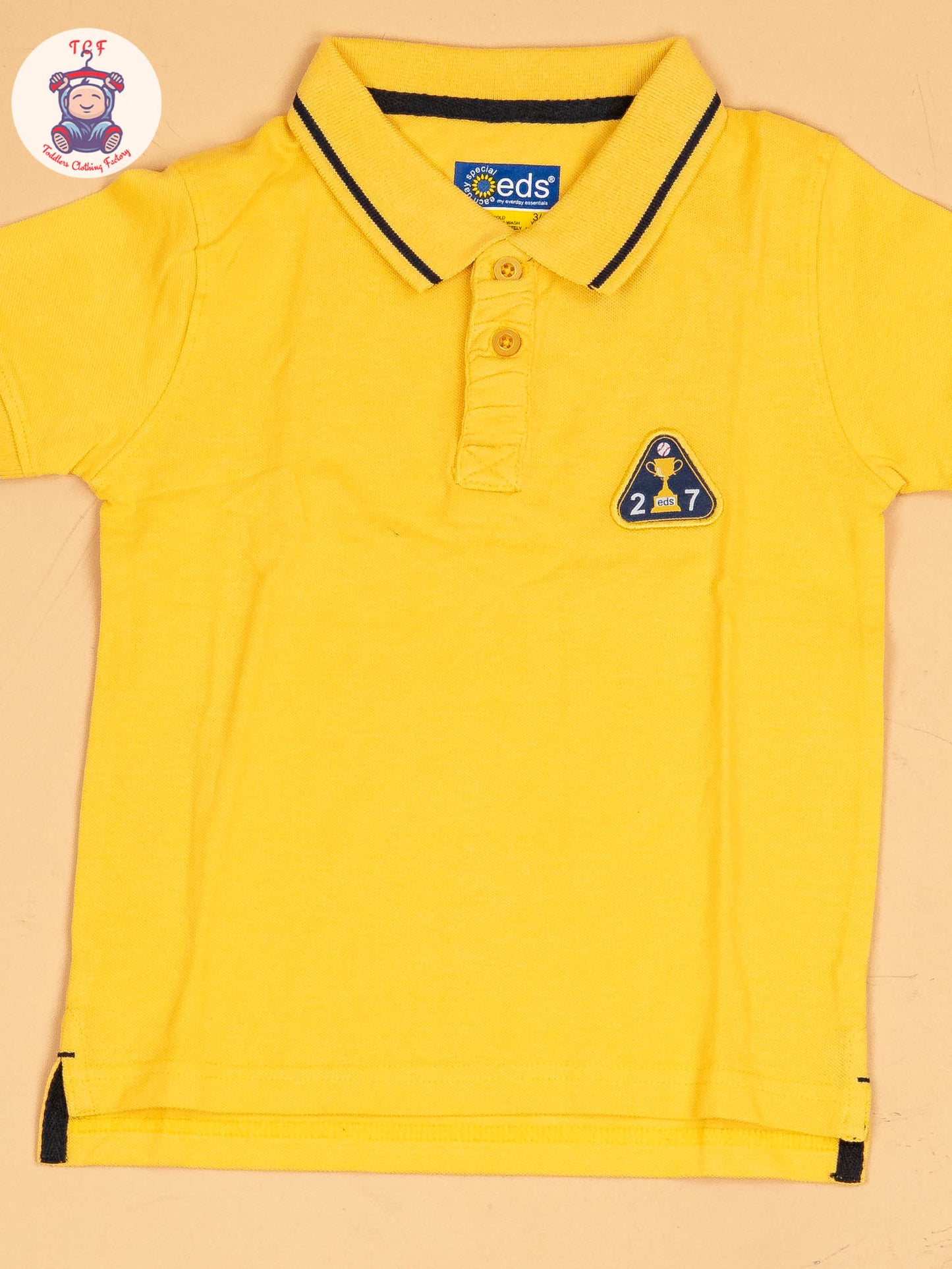 Boys Polo T-shirt Yellow