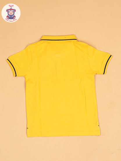 Boys Polo T-shirt Yellow