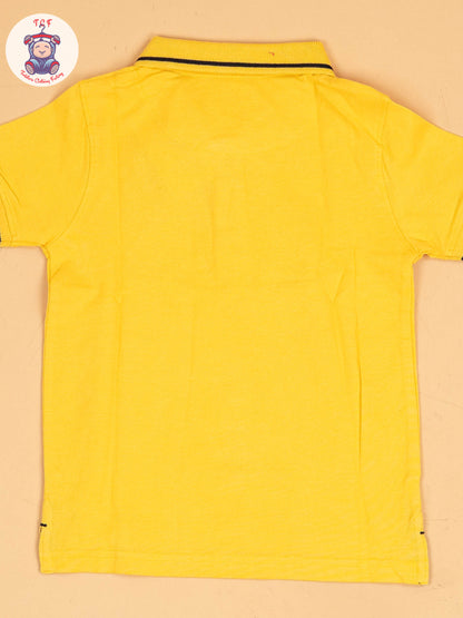 Boys Polo T-shirt Yellow