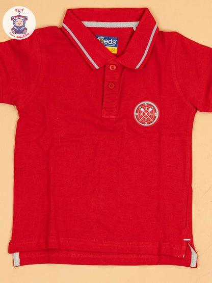 Boys Polo T-shirt Red