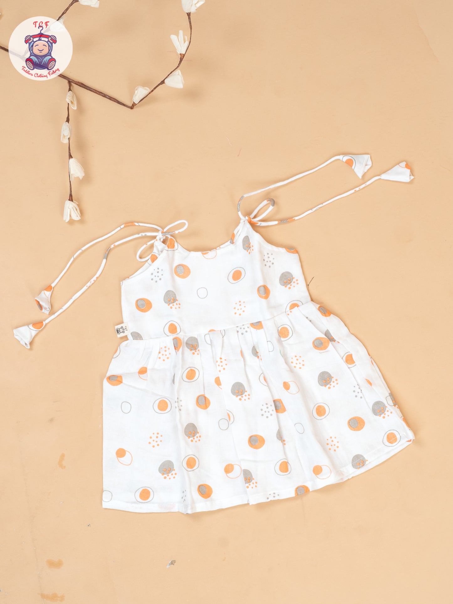 White - Girls Muslin Frocks