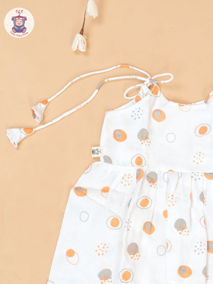 White - Girls Muslin Frocks