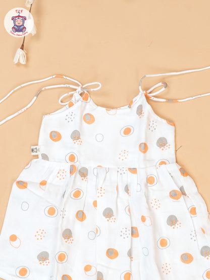 White - Girls Muslin Frocks