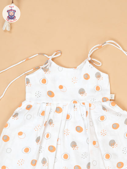 White - Girls Muslin Frocks