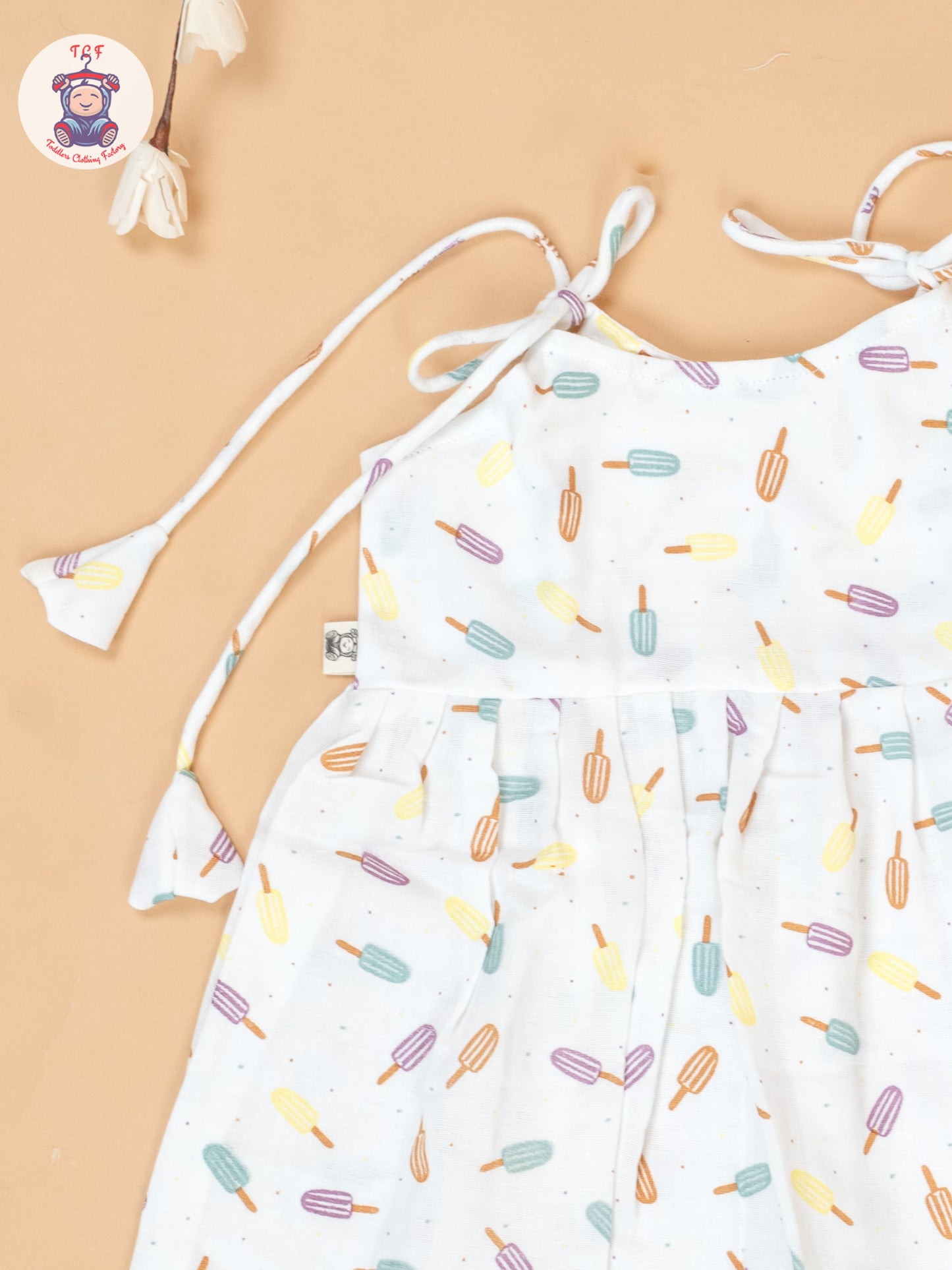 White - Girls Muslin Frocks