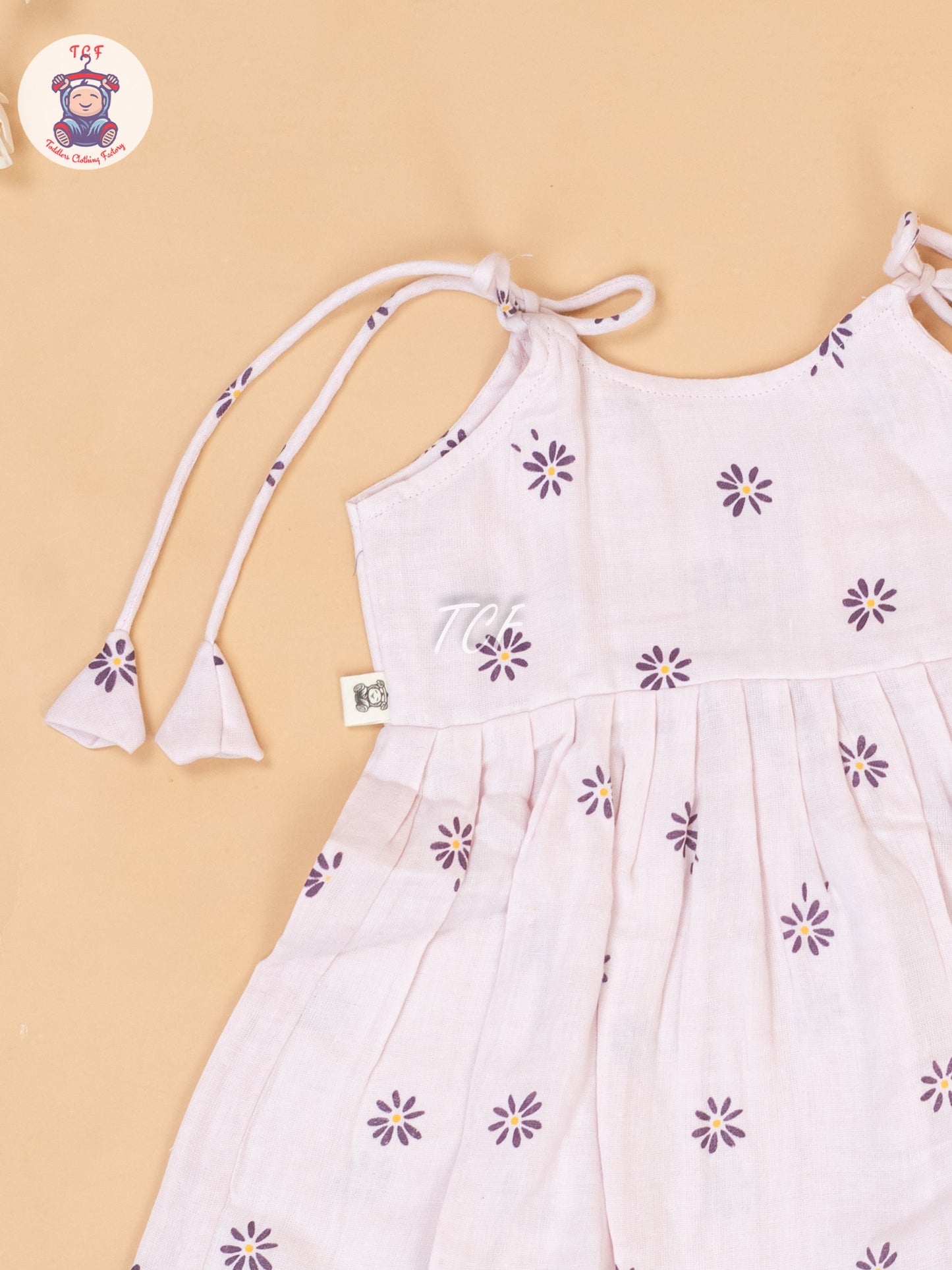 Baby Pink - Girls Muslin Frocks