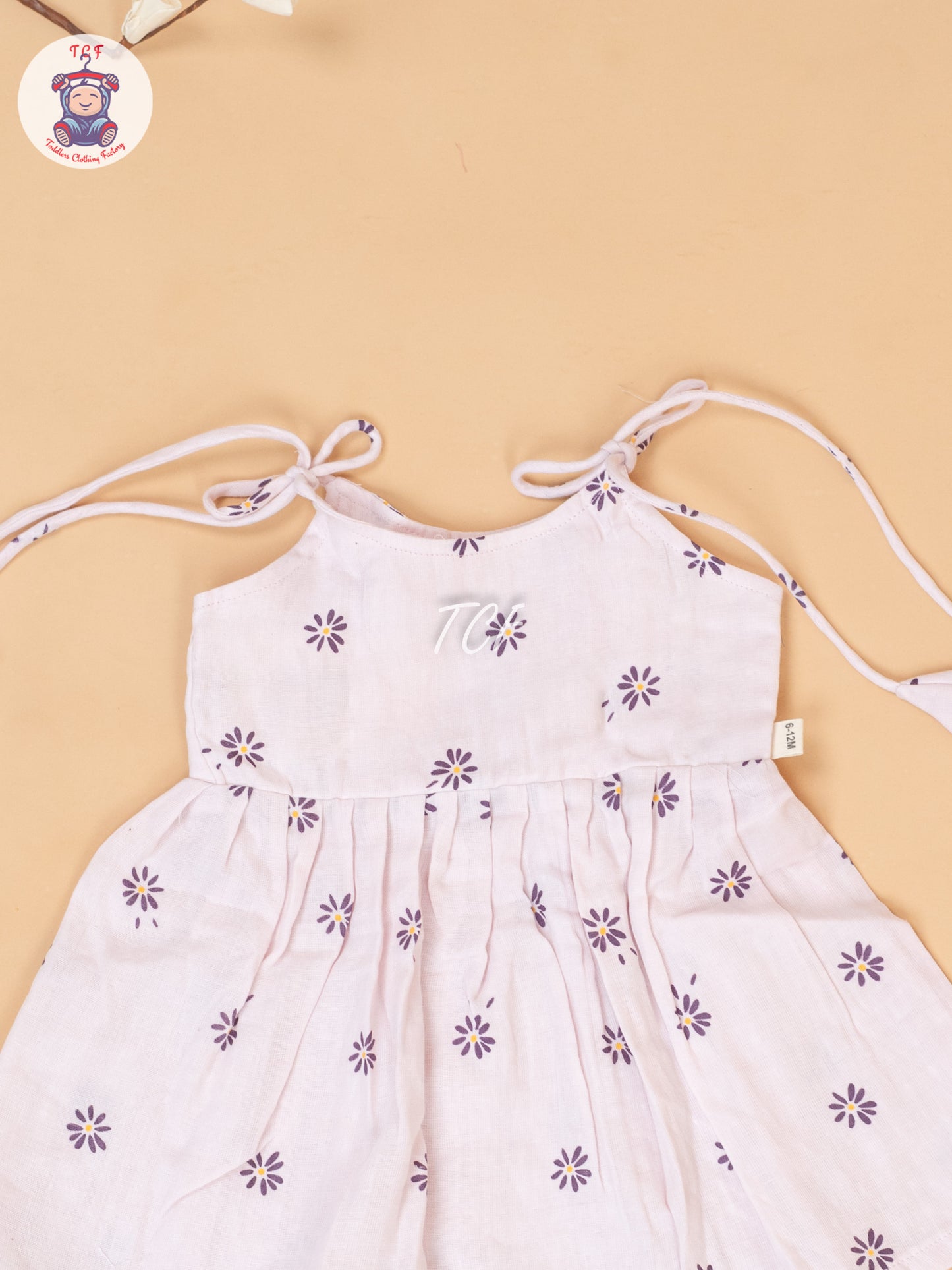 Baby Pink - Girls Muslin Frocks