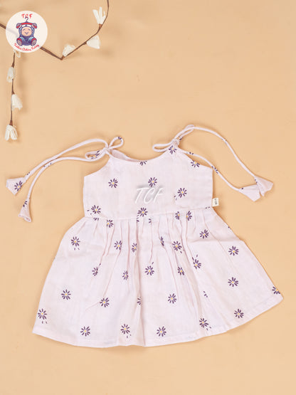 Baby Pink - Girls Muslin Frocks