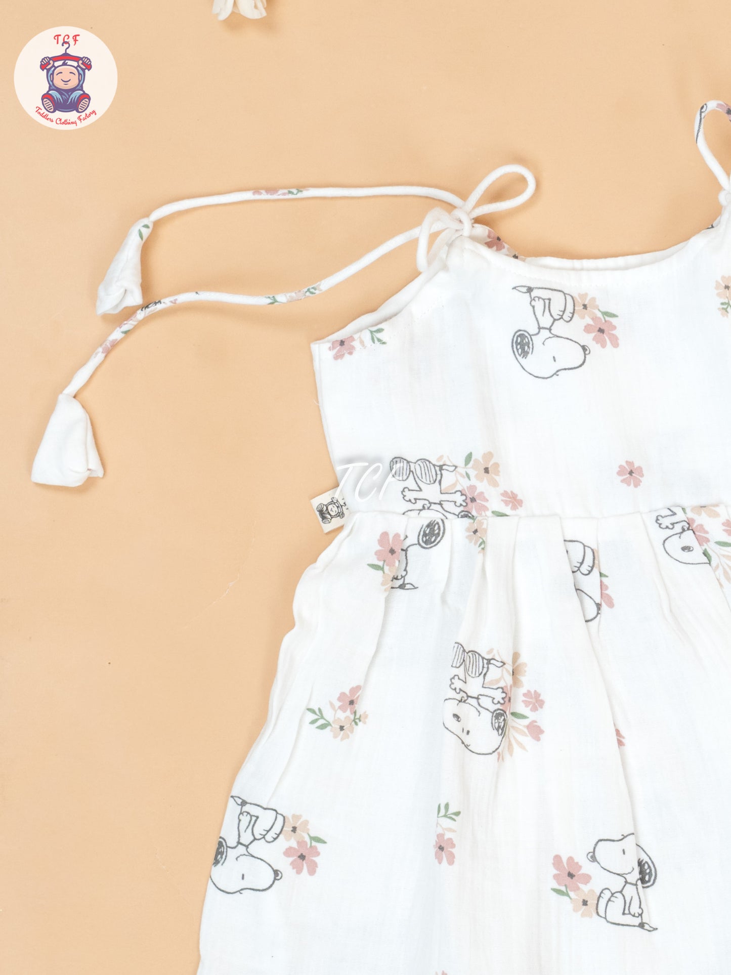 Off White - Girls Muslin Frocks