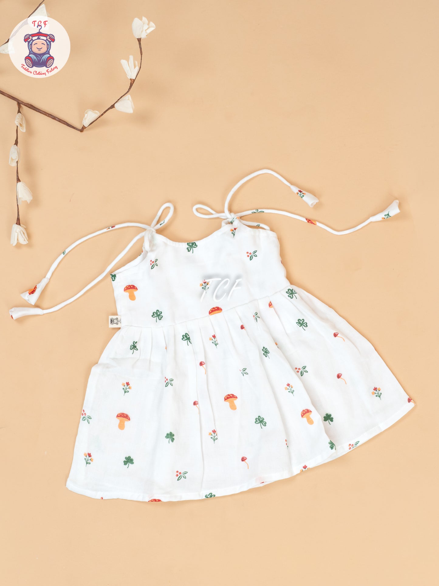 White - Girls Muslin Frocks