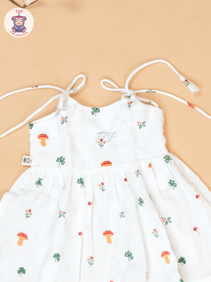 White - Girls Muslin Frocks