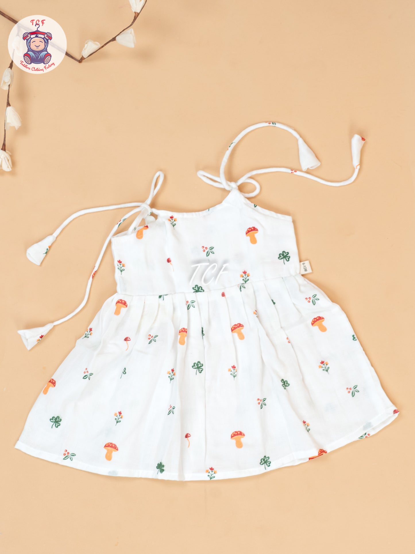 White - Girls Muslin Frocks