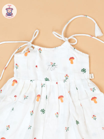 White - Girls Muslin Frocks