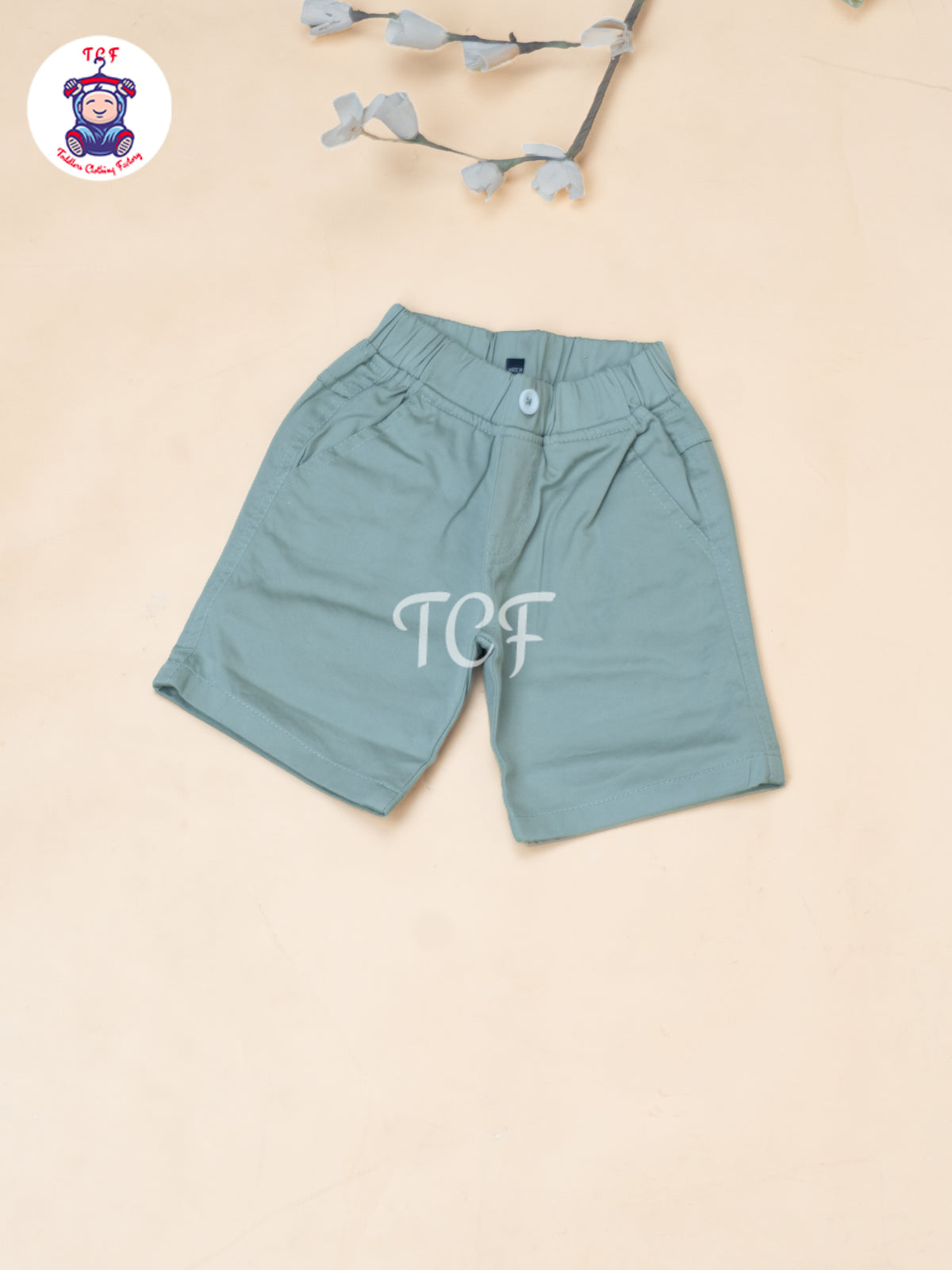White - Boys Readymade Spread Collor Shirts & Shorts