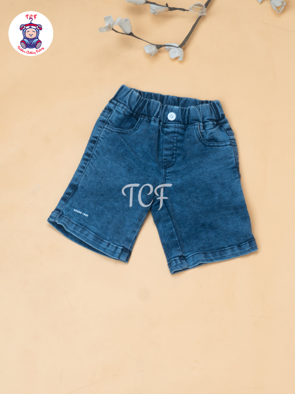 White - Boys Readymade Spread Collor Shirts & Shorts