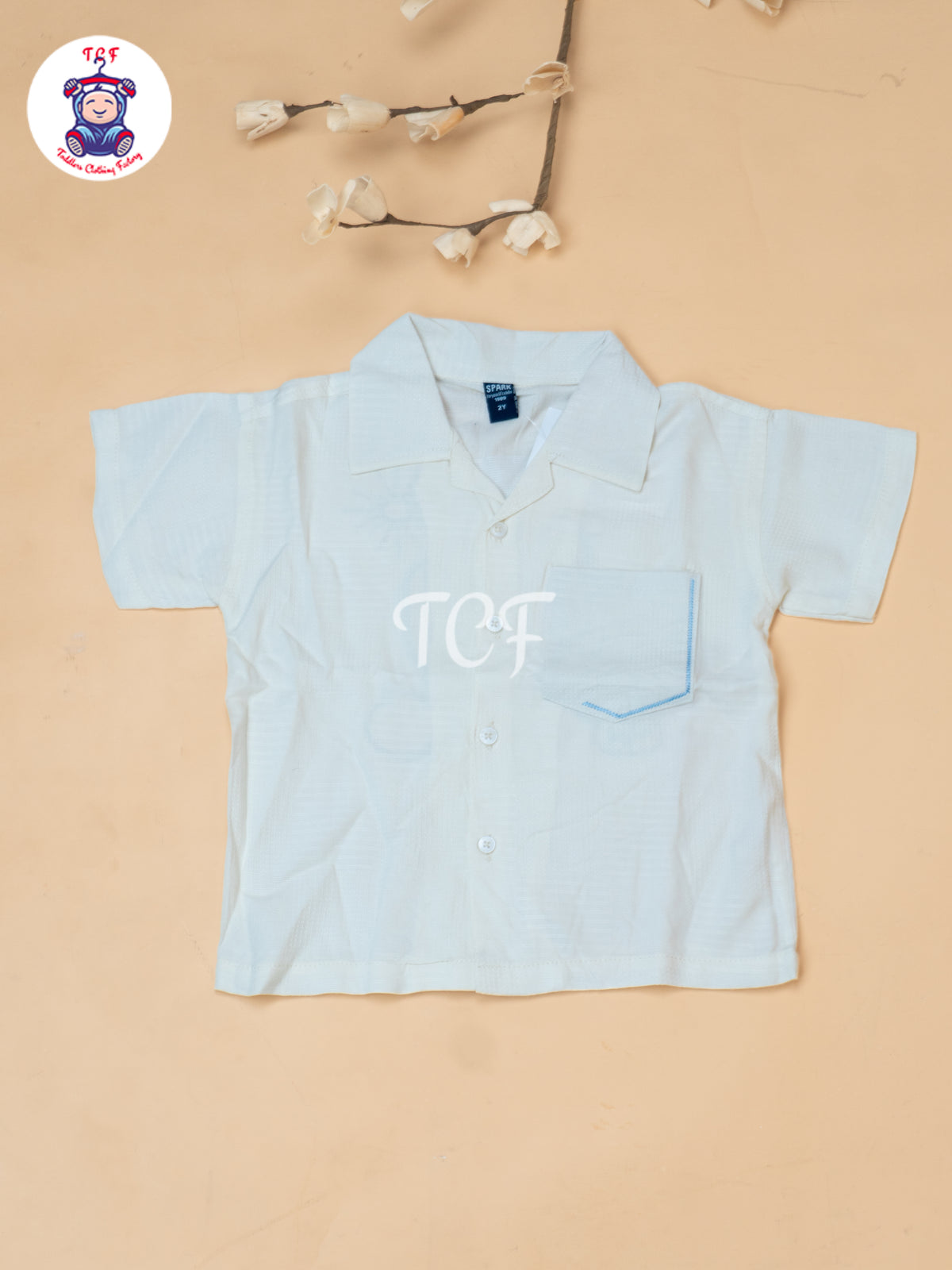 Half White - Boys Readymade Spread Collor Shirts & Shorts