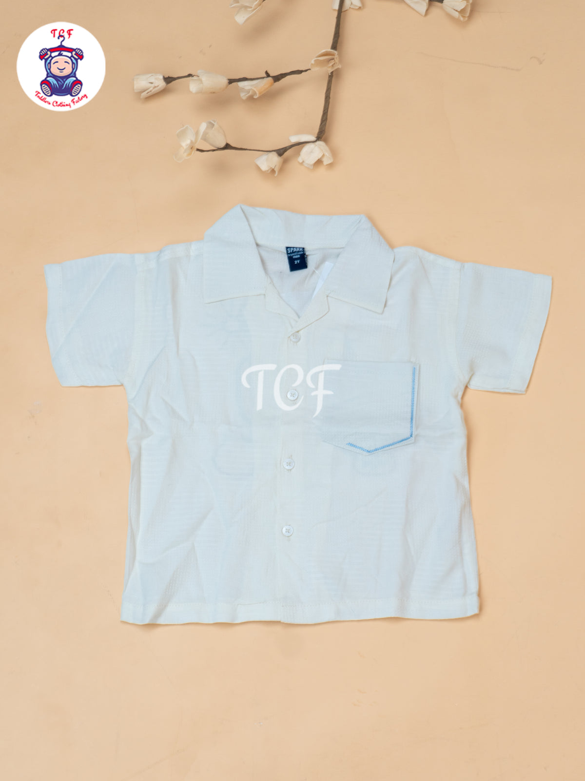Half White - Boys Readymade Spread Collor Shirts & Shorts