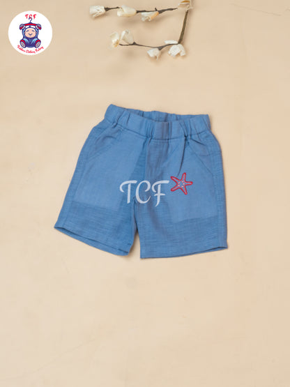 Lavender - Boys Readymade Spread Collor Shirts & Shorts